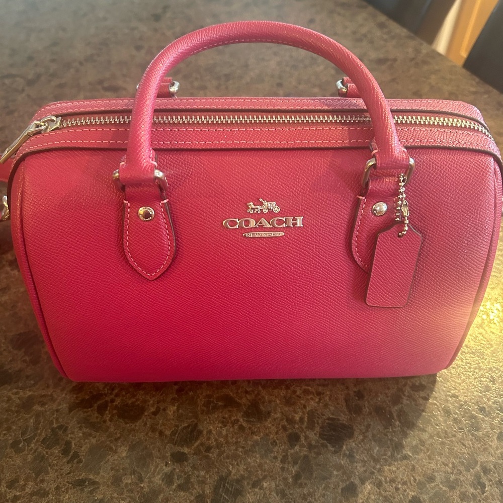 Coach Pink Leather Women's Bag
